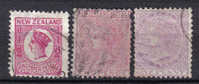SS2533 - NUOVA ZELANDA , 3 Valori N. 51+52+53 - Used Stamps
