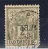 L Luxemburg 1882 Mi 46 Wappenmarke - 1882 Allégorie