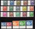 Sarre N° 391 / 410 BDF Luxe ** - Unused Stamps