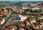 SORGUES VUE ARIENNE ET PLACE DE LA MAIRIE - Sorgues