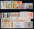 1965 TURKEY YEAR COMPLETE SET ALL MNH ** - Full Years