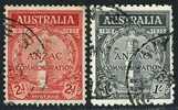 Australia #150-51 Used Anzac Set From 1935 - Oblitérés