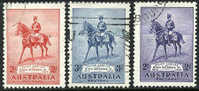 Australia #152-54 Used KGV 24th Anniv Set From 1935 - Usati