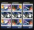 Romania 2008 Space Exploration,Mi.6273-75,TA B Triptic Label , MNH - Unused Stamps