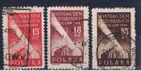 PL Polen 1948 Mi 494-96 Eingliederung Wiedergewonnener Gebiete - Usati