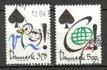 Denmark 1994 Mi. 1071-72  Aktuelle Themen Umweltschutz Spare Wasser Spare Kohlendioxid - Usati