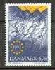 Denmark 1992 Mi. 1038  3.75 Kr Europäische Binnenmarkt Europa-Emblem - Usati