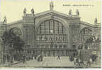 PARIS, FRANCE - GARE DU NORD - ANIMATED - VINTAGE CARS - CIRCA 1900-10 - Transport Urbain En Surface