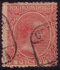 Edifil 227 Alfonso XII Pelón 4 Pts Rosa Usado - Used Stamps