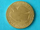 FRONTROUTE NOOIT MEER OORLOG - IEPER/DIKSMUIDE/NIEUWPOORT - 50 / Goudkleurig ( Details Zie Foto's) ! - Monedas Elongadas (elongated Coins)