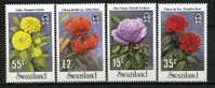 SWAZILAND 1987 Flowers Cpl Set Of 4 Yvert Cat. N° 529/32 Absolutely Perfect MNH ** - Roses