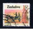 ZW Simbabwe 1985 Mi 329 Eselskarren - Zimbabwe (1980-...)