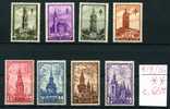 Befroids 1939   Belfries       519/526**  Postfris  Cote 65 € - Ungebraucht