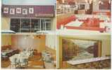 Bowman North Dakota ND, Gene's Restaurant Interior Views Great Decor On C1960 Vintage Postcard - Other & Unclassified