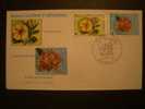 NOUVELLE - CALEDONIE 1980    "  Flore  :  FLEURS  "   F D C  Du  19  Avril  1980 - FDC