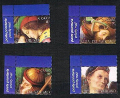 VATICANO - UNIF.1388.1391   -  2005  IL PERUGINO (PIETRO VANNUCCI) : LA PALA DELLA RESURREZIONE     - NUOVI (MINT) ** - Unused Stamps