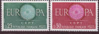 Francia 1960 Europa 2 Vl  Nuovi Serie Completa - 1960