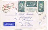 Carta, Erea, Certificada, ZIELONA 1963 (Polonia), Cover, Lettre, Letter - Flugzeuge