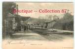 RARE ETAT PARFAIT - 87 - EYMOUTIERS - LA GARE - ARRIVEE Du TRAIN - CLICHE 1900 - DOS VISIBLE - Eymoutiers