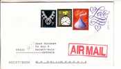 GOOD USA Postal Cover To ESTONIA 2007 - With Original Stamp + Good Stamped: Love - Cartas & Documentos