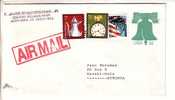 GOOD USA Postal Cover To ESTONIA 2007 - With Original Stamp + Good Stamped: Statue Of Liberty - Lettres & Documents