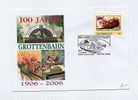 Sonderstempelbeleg  "100 Jahre Grottenbahn" - Siehe Scan (SSt Grottenbahn3) - Covers & Documents