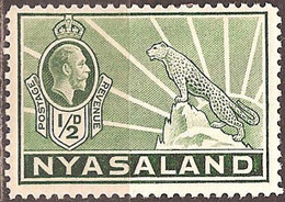 NYASALAND..1934..Michel # 36...MLH. - Nyasaland (1907-1953)