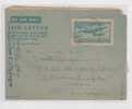 India 6as Air Mail, Air Letter, Aerogramme, Postal Stationery, Used From India To Sigapore - Luchtpost