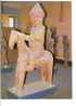 Ref 03 - CP Afghanistan Kabul Museum Equestrian Statue Of Nooristan 1971 Cheval - Afghanistan