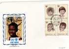 UNO Jahr Des Kindes 1979 Ruanda 992/9 2x 4-Block FDC 10€ Kinder Der Welt UNICEF Bloc Children Cover Sheet Bf Rwanda - 1970-1979