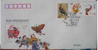 2008 PFN2008-1 28TH NATIONAL BEST STAMPS POPULARITY POLL COMM.COVER - Brieven En Documenten