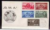 Romania 1950 Cover FDC "GMA" Sports,rare Cover!! - FDC