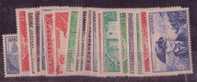 ANDORRE N° 119/137* NEUF AVEC CHARNIERE - Unused Stamps