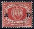 San Marino 1892 - 10 C. Su 20 C.   (g499a) - Used Stamps