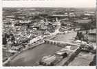 CHATEAUNEUF Sur SARTHE 49 Vue Générale Editions Artaud Carte Dentelée  Véritable Photo - Chateauneuf Sur Sarthe