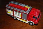 Voiture Miniature, Camion Pompiers Ha 203, Marque Non Précisée, Echelle 1/43ème ? Assez  Bon état - Autres & Non Classés