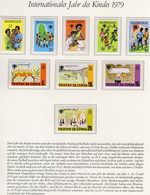 UN-Jahr Des Kindes 1979 Barbados 489/3+Cunha 266/9 ** 6€ Kinderreigen Schulkind Mit Mutter Spielend Childrens Set UNESCO - Barbados (1966-...)