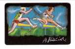 Germany - Deutschland - A 41C/91 - Olympia Team - Hürdenlauf - Hurdles - Barcelona 92 - A + AD-Series : D. Telekom AG Advertisement