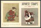 Japan 1957, Presentationfolder With All Stamps Of 1957, (Cat.val.: 32,40 Euro) - Full Years