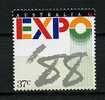 Australie ** N° 1083 - "Expo 88" Exposition Mondiale - Neufs
