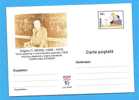 ROMANIA Postal Stationery Postcard 1998. IT PC Computer.G.Moisil Mathematician Computer Pioneer - Computers