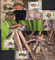 Krebs WWF-Set 156 Indian Ozean 132/5 4x MKt 15€ Naturschutz 1993 Dokumentation Palmendieb Fauna Wildlife Cards Of Nature - Tarjetas – Máxima