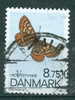 Denmark 1993 8.75k Marsh Fritillary Butterfly Issue  #979 - Usati