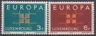 Luxembourg 1963 Europa 2 Vl  Nuovo Serie Completa - 1963