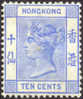 Hong Kong #45 (SG #59) Mint Lightly Hinged 10c Ultra Victoria From 1900 - Ongebruikt