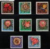 POLAND 1968 FLOWERS NHM Plants Abutilon Passiflora Strelitzia Protea Caryphanta Odontonia Clianthus Rosa Roses - Ungebraucht