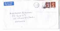 GOOD GB Postal Cover To ESTONIA 1997 - Good Stamped: Elizabeth II - Lettres & Documents