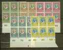 LUXEMBOURG  N° 209 à 213 **en Blocs De 6 Superbes - Unused Stamps