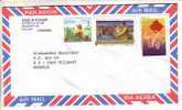 GOOD CANADA Postal Cover To ESTONIA 1997 - Good Stamped: Berries ; Music ; Year Of Bull - Briefe U. Dokumente