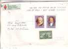 GOOD CANADA Postal Cover To ESTONIA 1997 - Good Stamped: Ship ; Womans - Briefe U. Dokumente